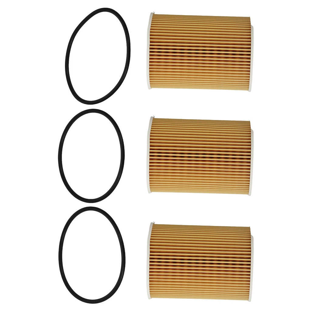3PCS Engine Oil Filter HU9001X for Porsche 911 Cayenne V6 V8 (2008–2019)