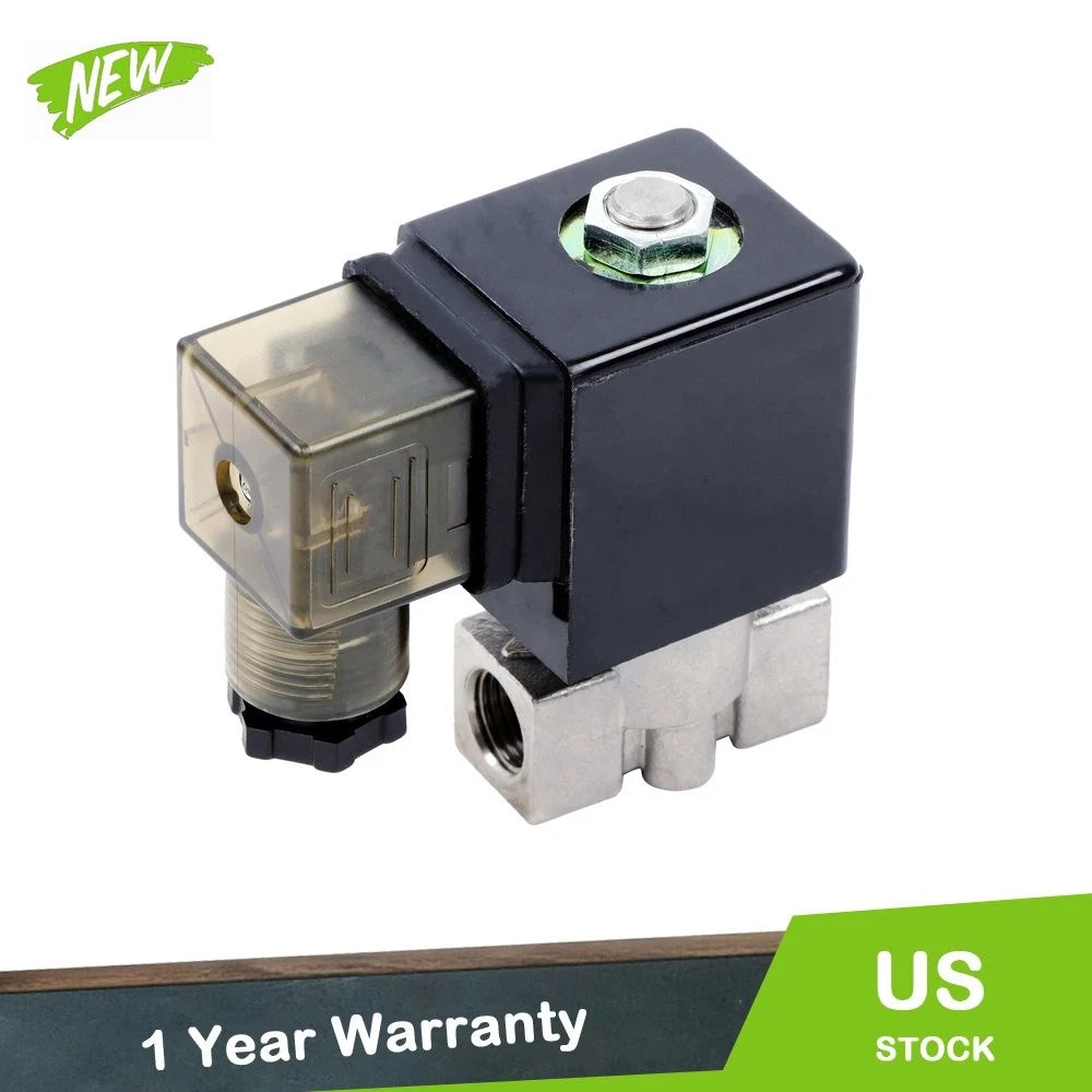 1/4" Electric Air Water Solenoid Valve 12V DC for Various Applications