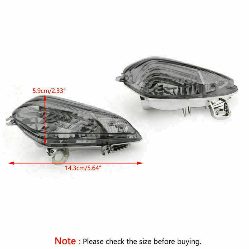 Front Turn Signal Lens for Honda CBR1000RR (2008–2009), VFR1200F, VFR800 T9