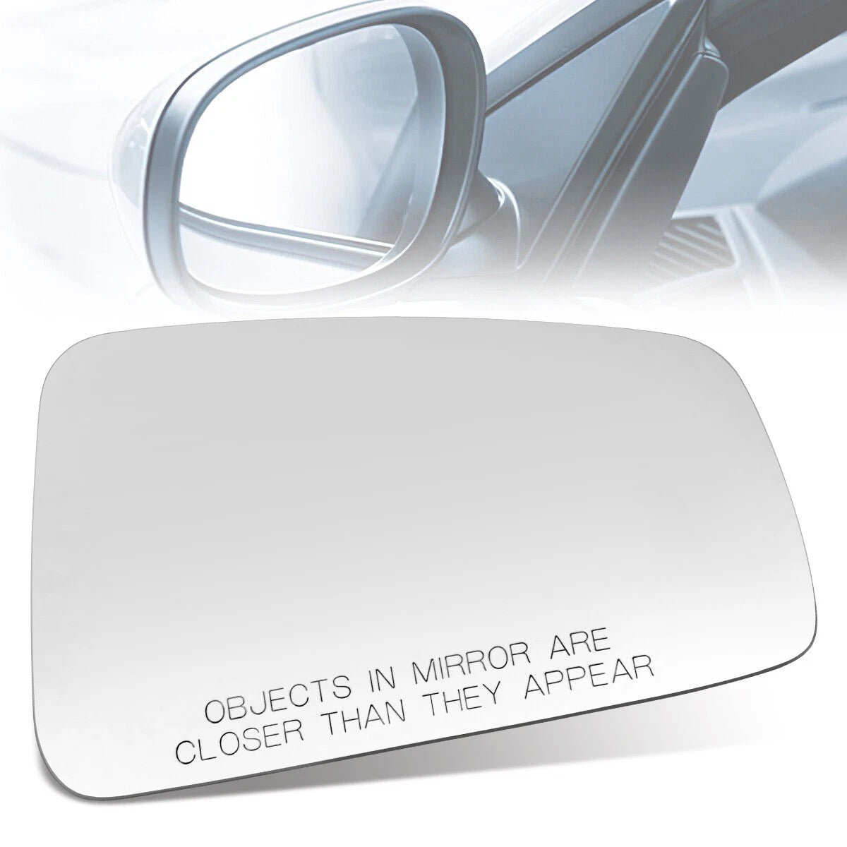 Side Door Mirror Glass for Mitsubishi Diamante (1997–2004) Right Convex Lens