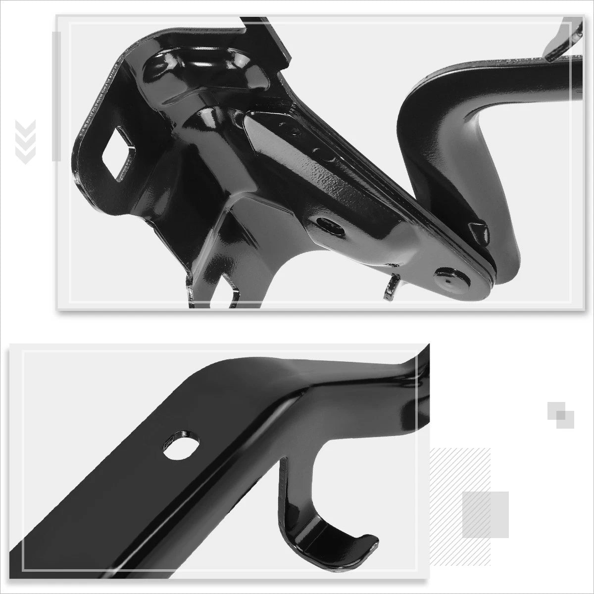 Factory Style Black Housing Clear Corner Headlights for Jeep Compass (2017–2021)
