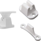 3X Plastic Door Stops with Screws for Boats Caravans Motorhomes