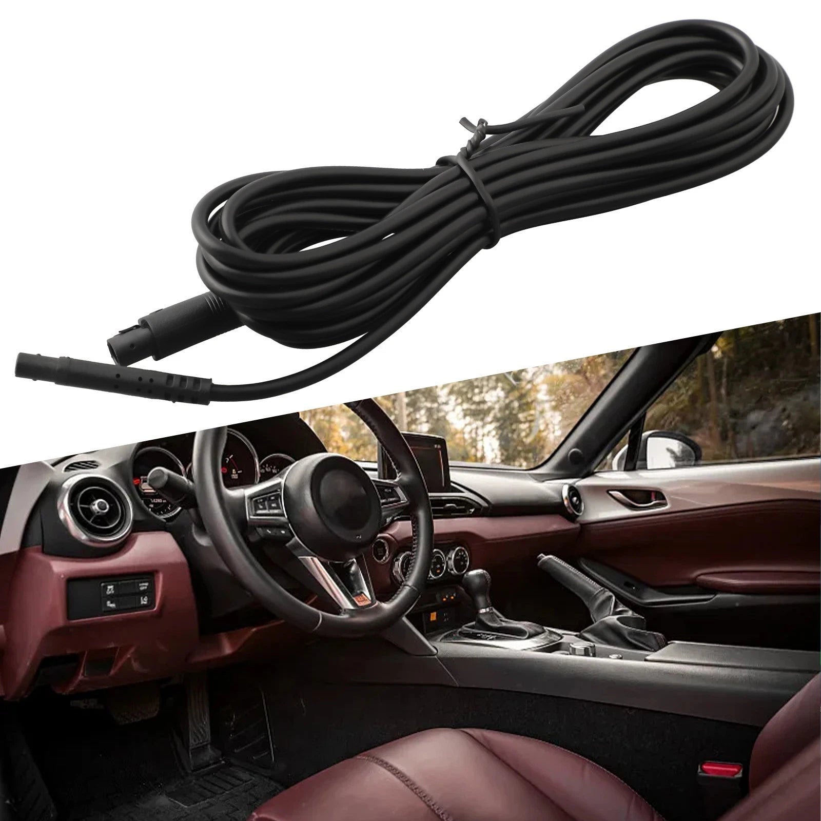 4-Pin Extension Cord for Black Parking Camera (Compatible with )