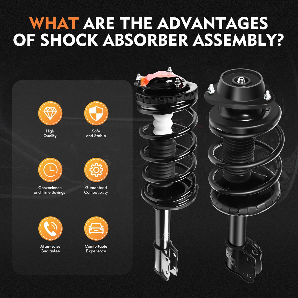 Set of 4 Quick Complete Strut Assembly for Subaru Forester (1998–2002)