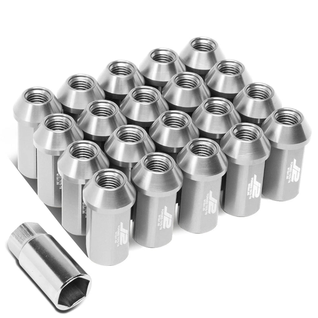 Set of 20 J2 7075-T6 Forged Aluminum M12x1.5 Open-End Lug Nuts for