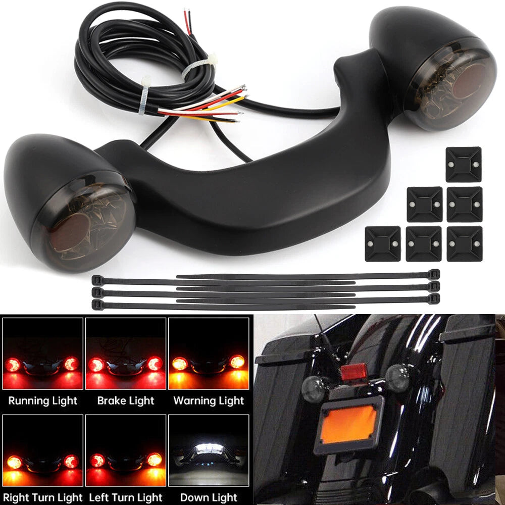 LED Turn Signal Tail Light Bar for Harley Road Street Glide (2010–2023)