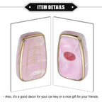 3X Smart Key Fob Cover Case for Toyota Prius (2006–2022) TPU Pink 766549336443