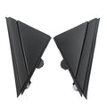 Matte Black Door Mirror Flag Covers for Fiat 500 (2012-2019)