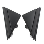 Matte Black Door Mirror Flag Covers for Fiat 500 (2012-2019)