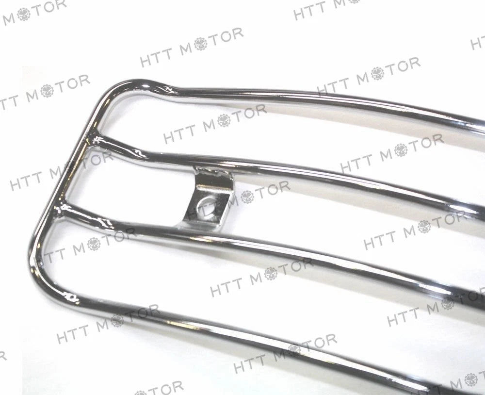 Solo Seat Luggage Rear Fender Rack for Harley Road King Touring (1998–2006) (Chrome)