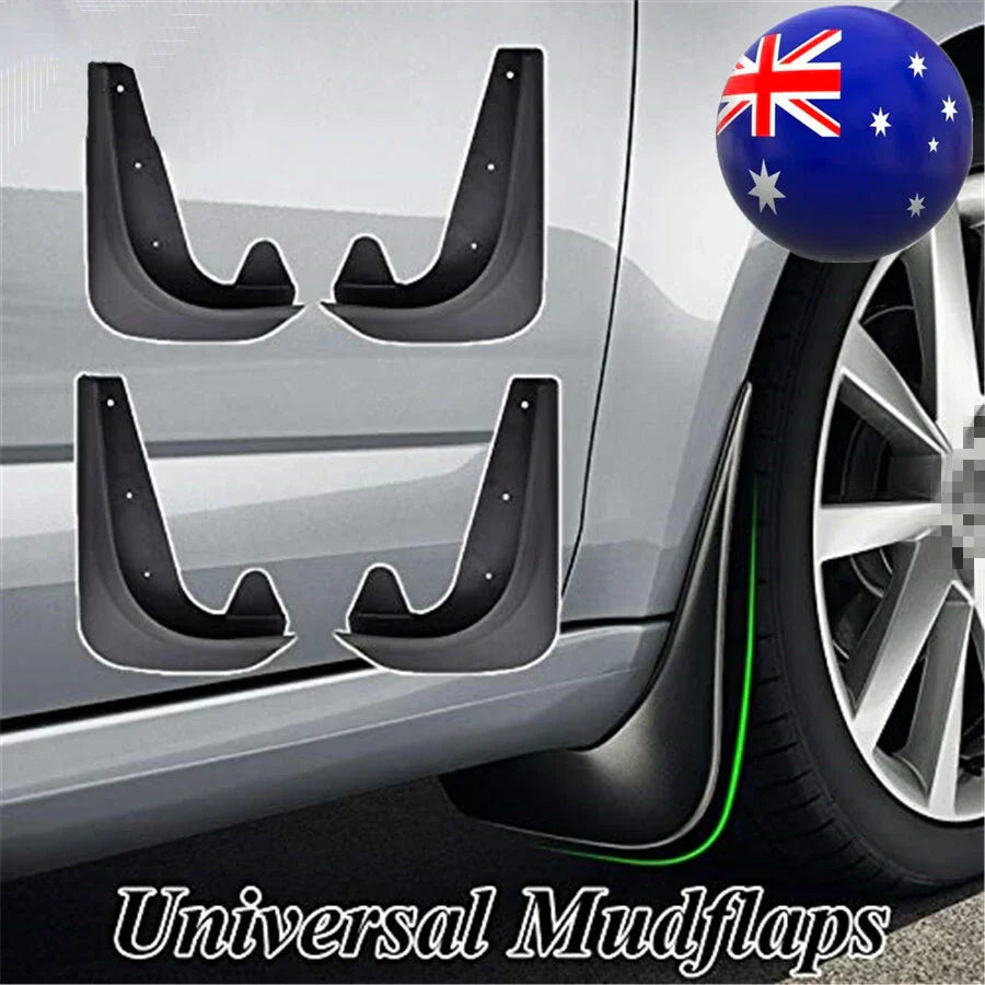 4Pcs EVA Plastic Mudflap Splash Guards for Universal Cars (No Year Specified)