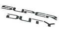 Matte Black Tailgate Letters Replacement for 2023–2025 Ford Super Duty