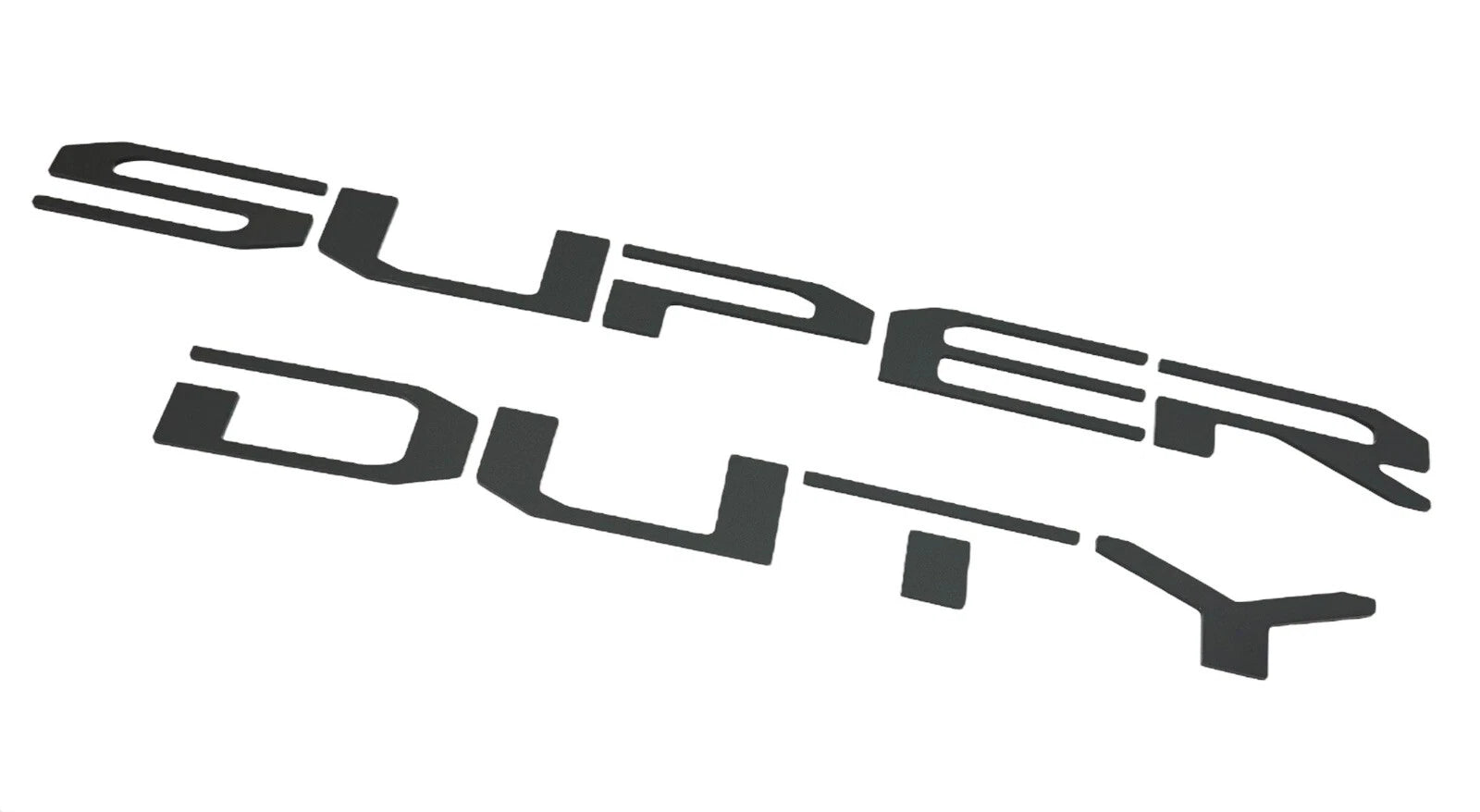 Matte Black Tailgate Letters Replacement for 2023–2025 Ford Super Duty