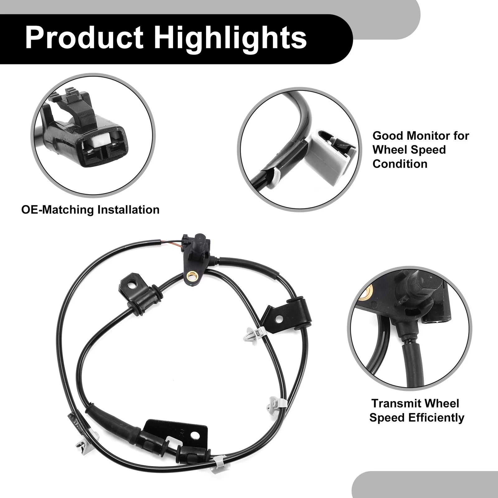 ABS Wheel Speed Sensor No. 95670-2C800 for Hyundai Tiburon (2003–2008)