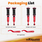 Coilovers Suspension Kit for Lexus IS250 IS350 RWD (2006-2013)
