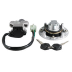 Ignition Key Switch Fuel Tank Cap Set for Suzuki RF400 RF600 GN76A (1993–1997)