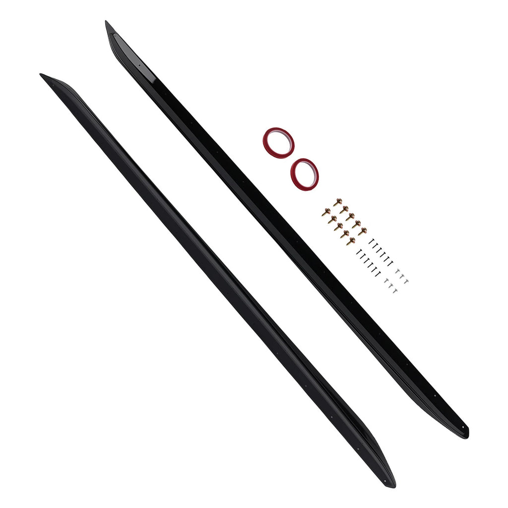 2X ABS Side Skirt Extensions for BMW G20 3 Series M-Sport (2019–2023) Gloss Black