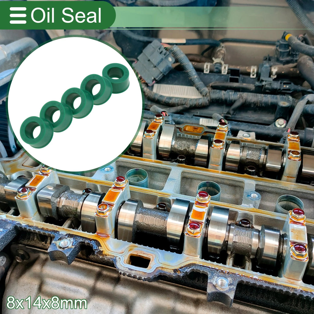 Set of 5 Oil Seal Rotary Shaft Seal 8x14x8mm for Various Models 