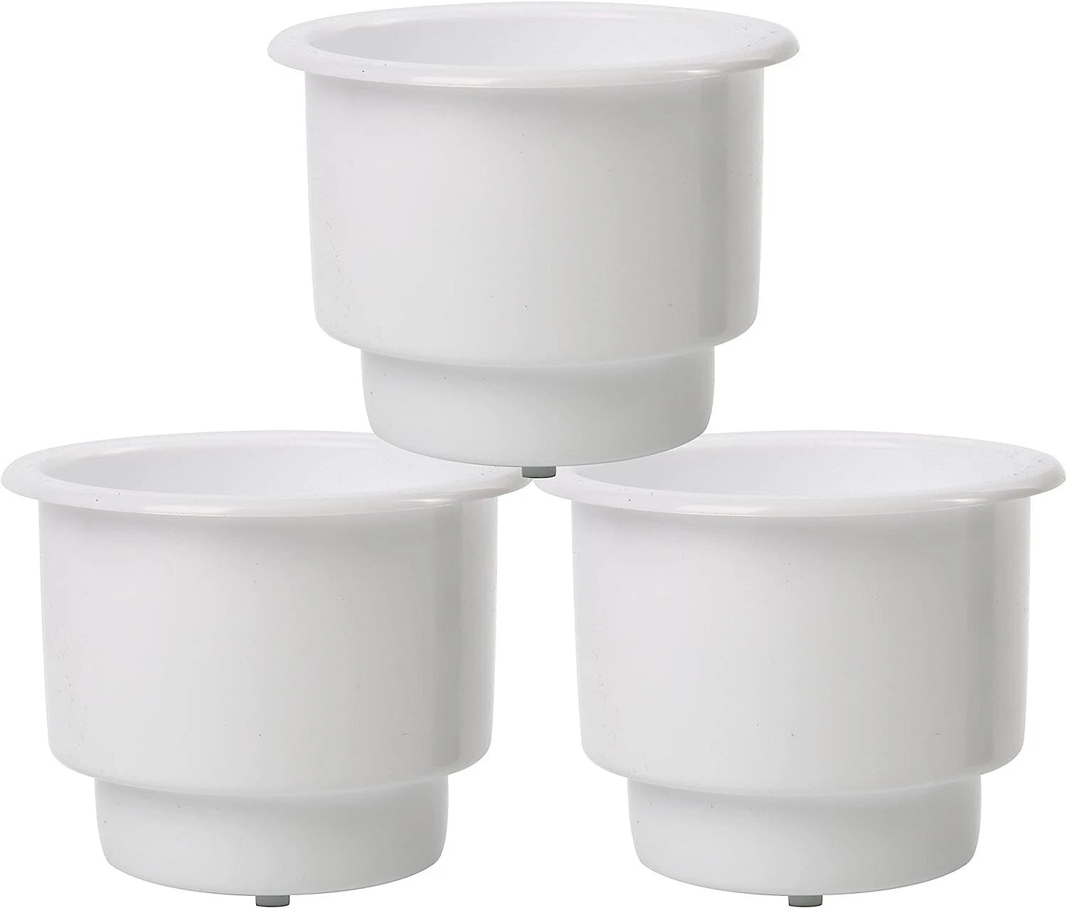 3 Pack Plastic Cup Drink Can Holder for Boat Marine RV Pontoon (Universal)
