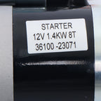 Starter Motor for Dodge Dart (2013–2016) 2.0L 2.4L 12V CW 10T