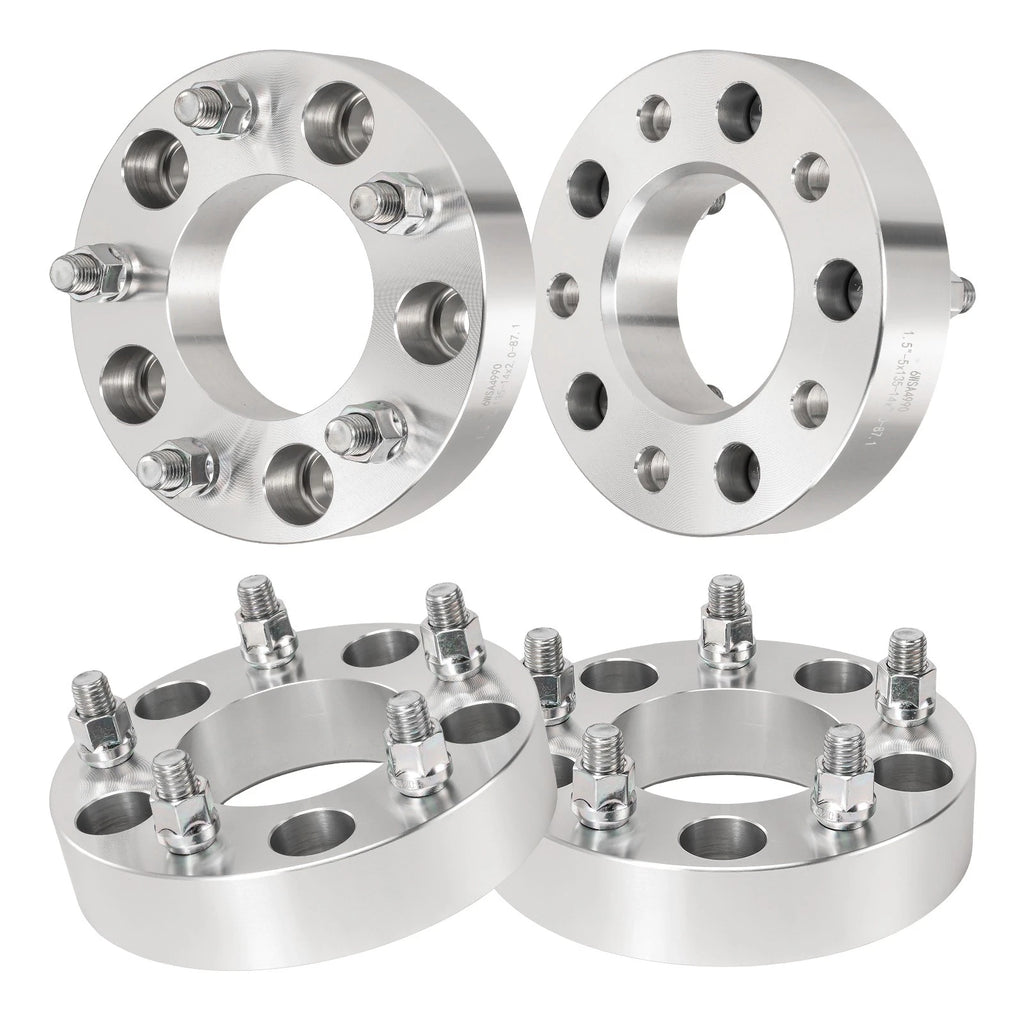 1.5" Wheel Spacers for 2002–2004 Ford F-150 (5x135, 87.1mm, M14x2)