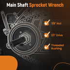 Mainshaft Sprocket Wrench 1 7/8" 1/2" Drive for Harley Davidson (1936–2006)