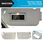 Set of 2 Interior Sun Visor Shades for Nissan Pathfinder (2013–2018)