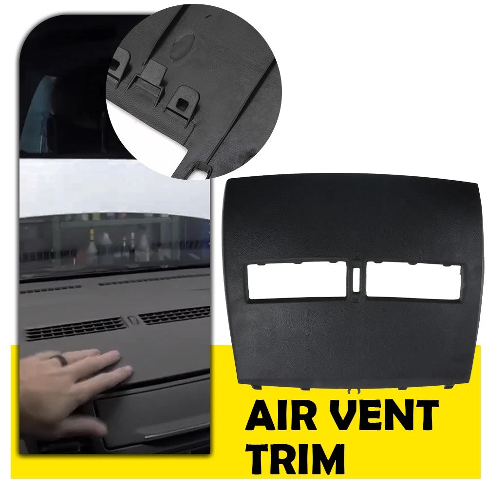 Upper Center Dash A/C Air Vent Bezel Trim Panel for Nissan Versa (2007–2012)