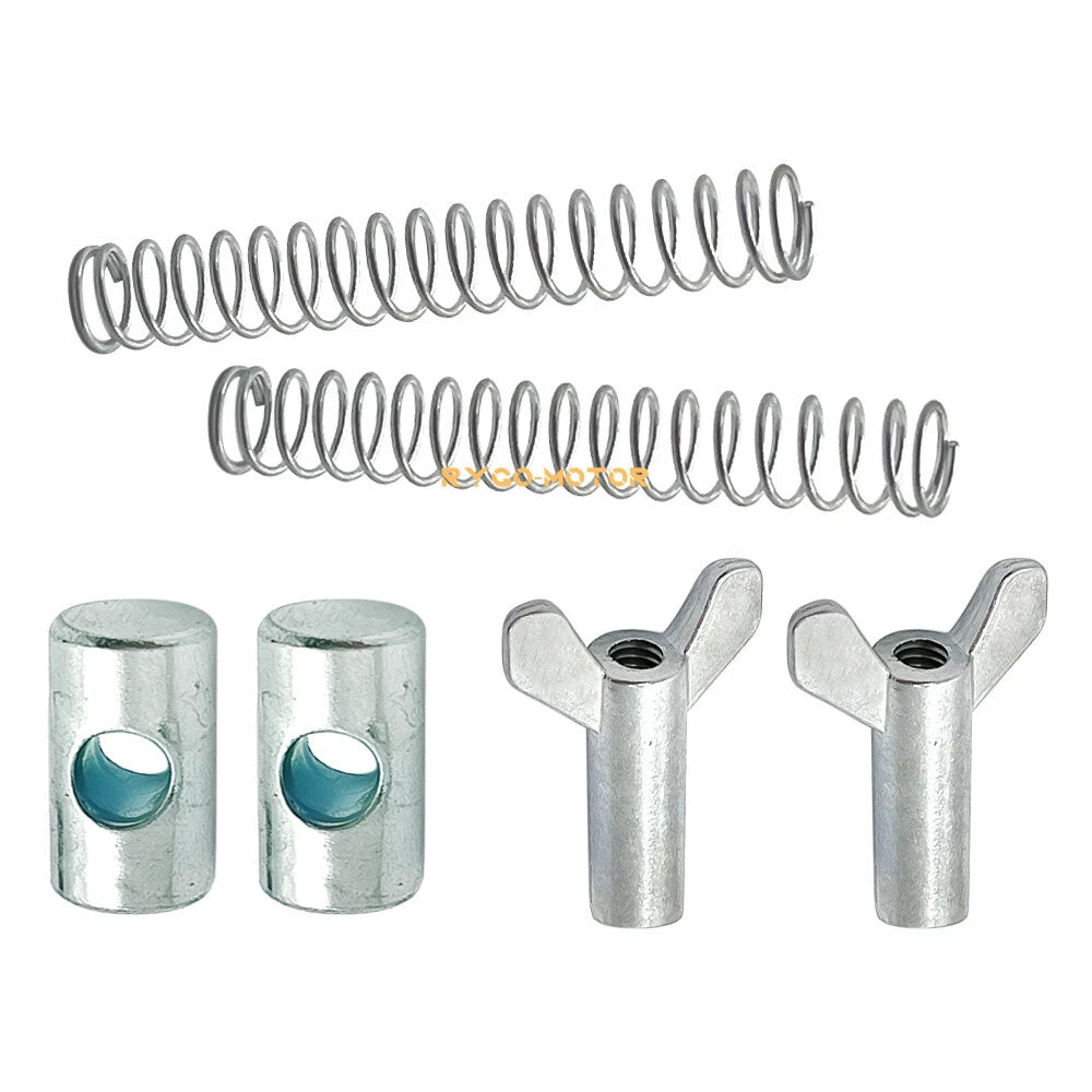 2X Rear Brake Adjuster Hardware Kit Nut & Spring for Honda ATC125 ATC200 ATC250