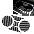 Cup Holder Panel Cover Trim for Toyota Tundra (2014-2021) Black