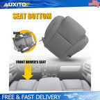 Leather Seat Cover for Toyota Tundra Crew Cab (2007–2013) - Gray