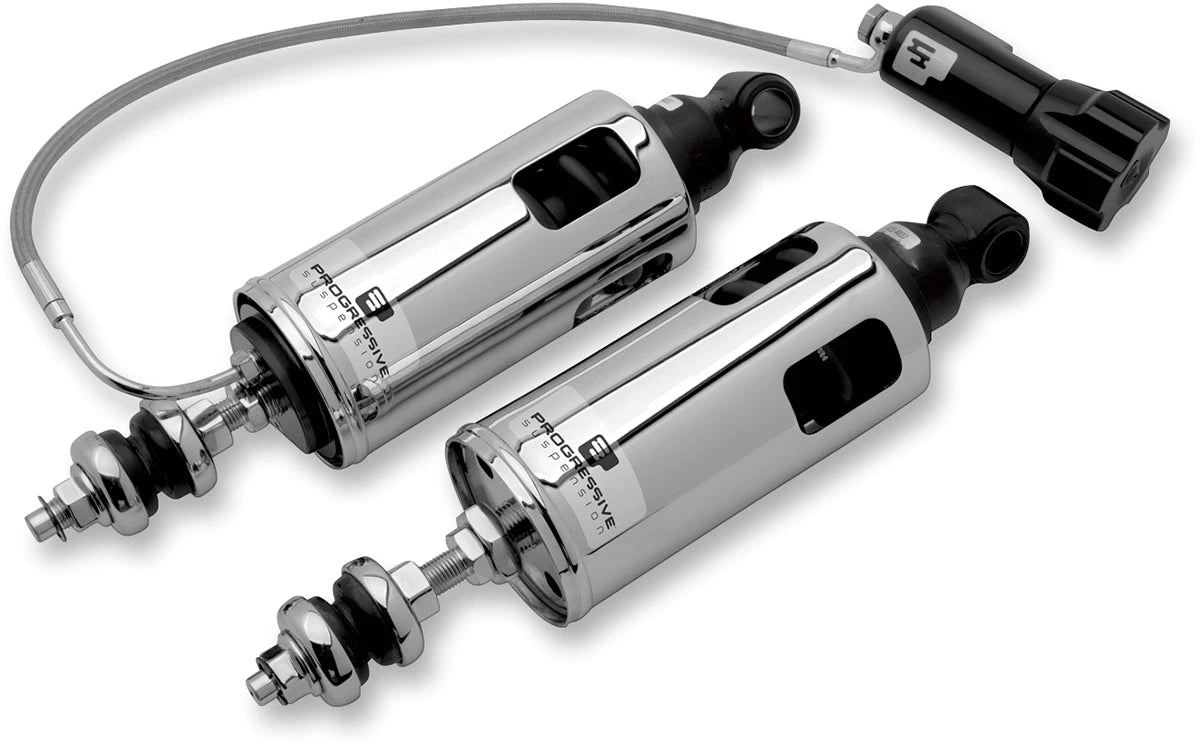 Progressive Suspension 422 Series Shocks for 422-4104C, Chrome