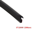 10M Rubber Sealing Strip Trim Decoration for