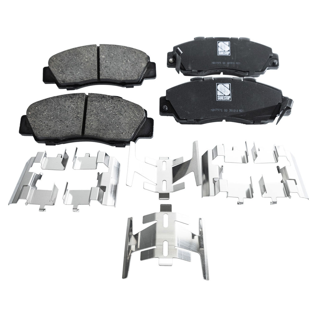 Set of 4 Ceramic Brake Pads for Honda Odyssey (1995–1998)