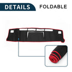Dashboard Dash Cover Mat for Nissan NV350 Caravan E26 (2012–2024) Black Red