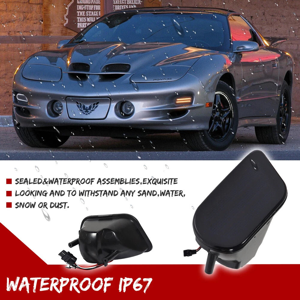Sequential Switchback LED Turn Signal Lights for Trans Am (1998–2002)
