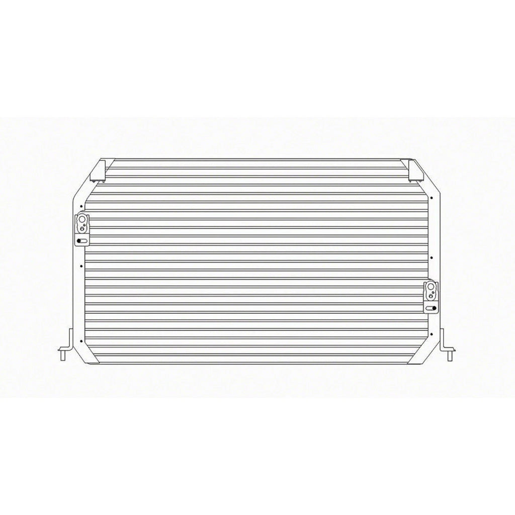 Replacement A/C Condenser w/Factory Air (See compatibility Chart)