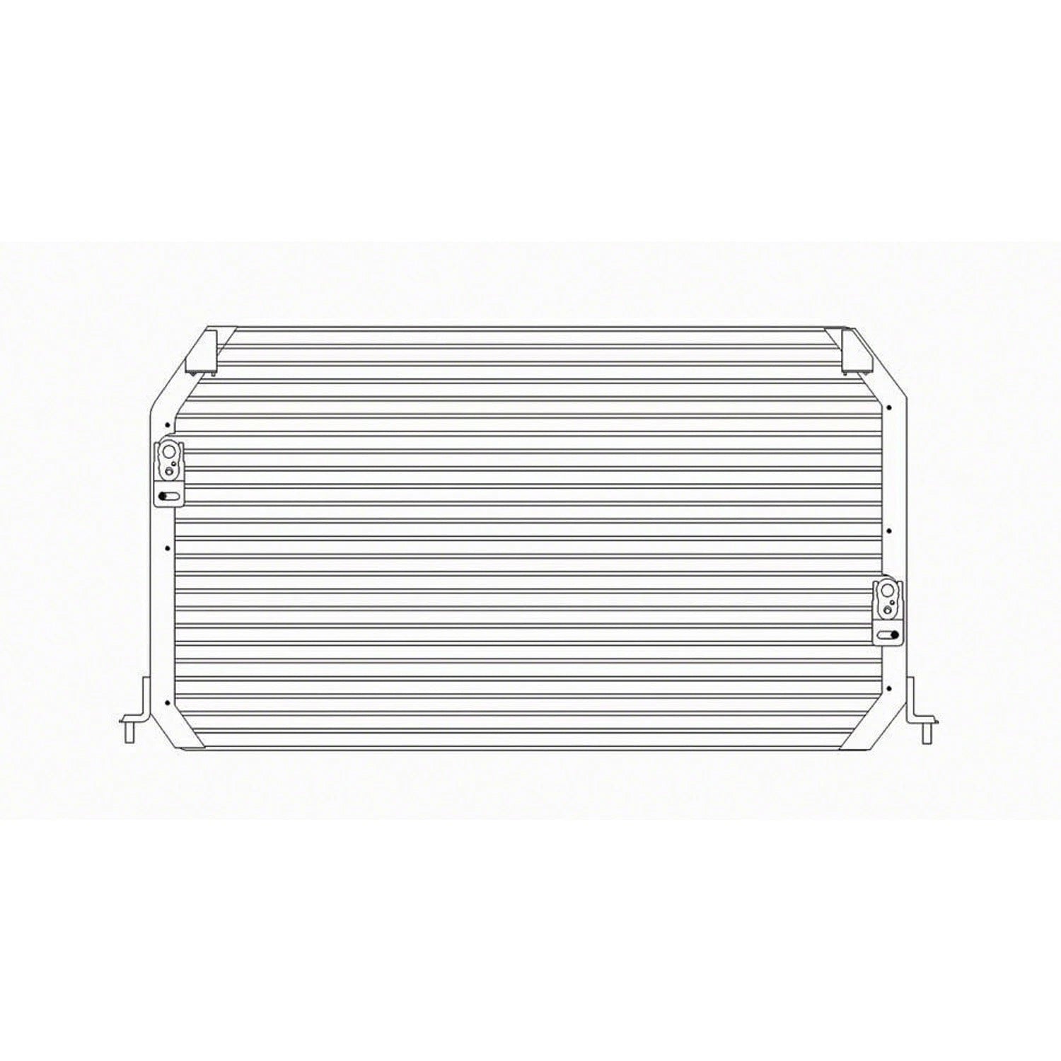 Replacement A/C Condenser w/Factory Air (See compatibility Chart)