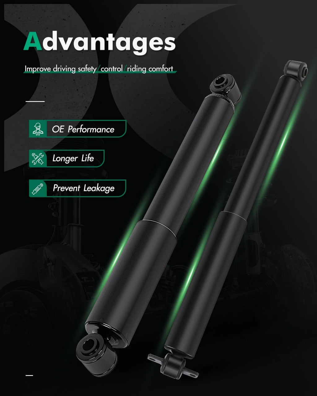 Shocks Struts for Chevrolet Blazer S10 GMC Sonoma 4WD (1995–2005)