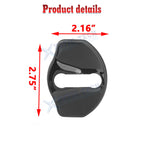 4PCS Black Door Lock Cover for Tesla Model 3 Y (2017-2024)