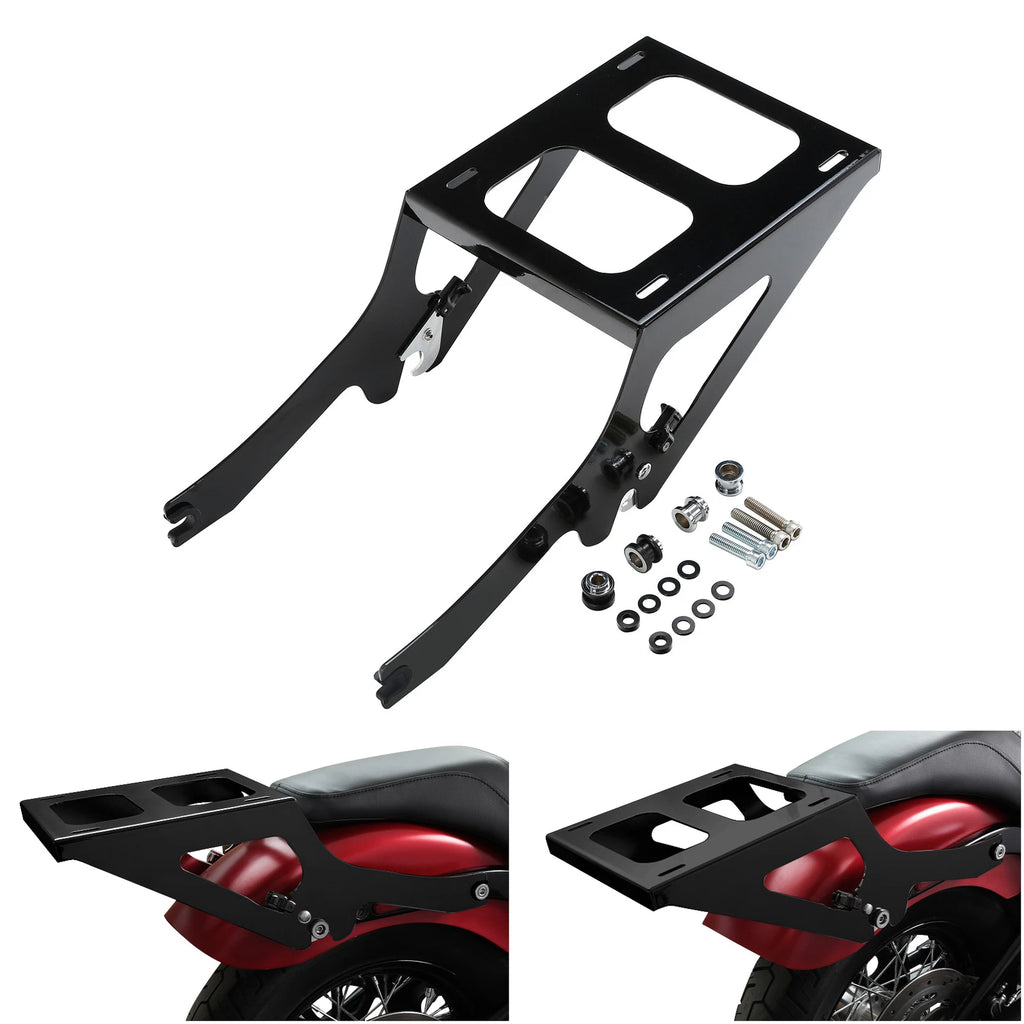 2-Up Mounting Rack for Harley FLDE FLHC FLHCS (2018–2025) Black