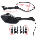 LED Indicator Integrate Rearview Mirror for Honda Yamaha Suzuki Kawasaki (2010–2023)
