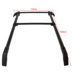 2X Cross Bar + 2X Roof Side Rail for Ford Bronco (2021–2024) Aluminum Rack