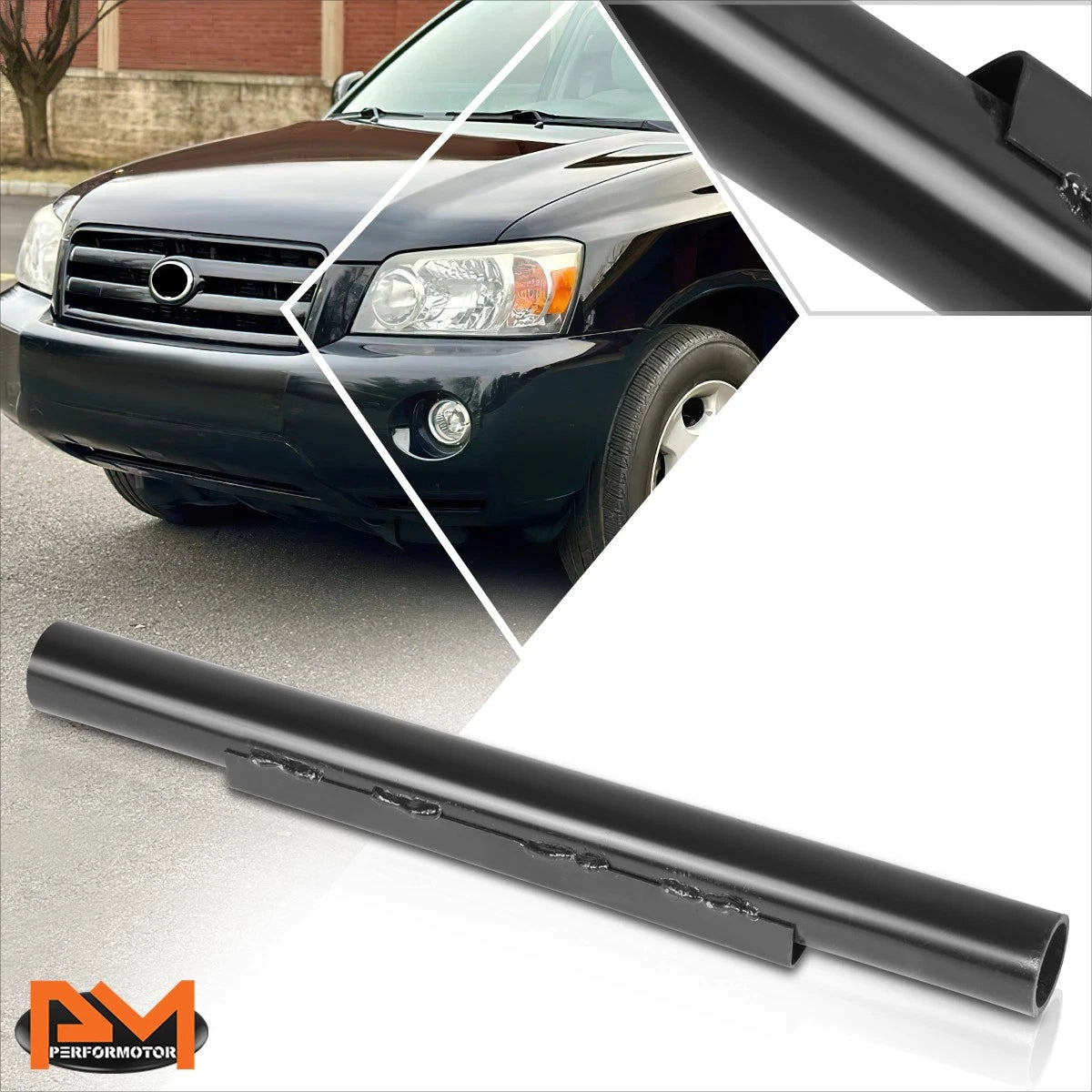 Rear Bar Center Bumper Reinforcement Support Rail for Toyota Highlander (2004–2007)