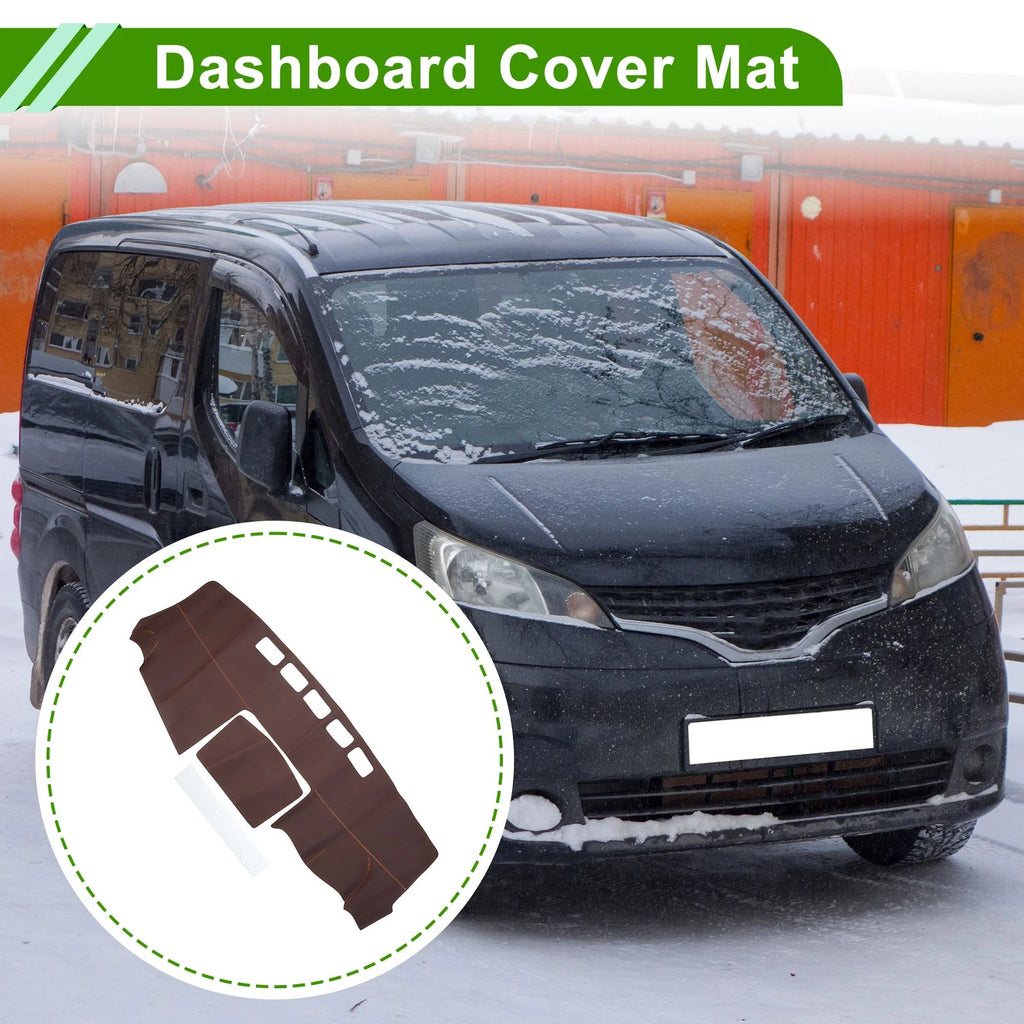 Dashboard Cover Mat for Nissan NV200 (2010–2016) Brown
