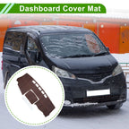 Dashboard Cover Mat for Nissan NV200 (2010–2016) Brown