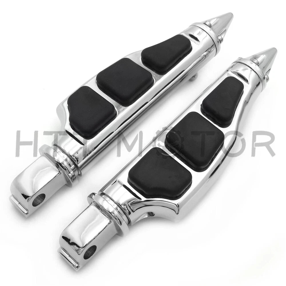 Stiletto Spike Footpegs for Hard-Ball & Boardwalk (Rear) Chrome