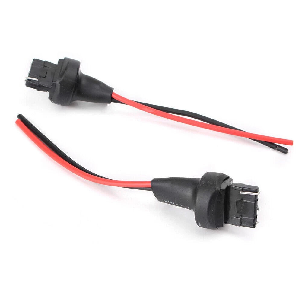 2X 7440 992 T20 Male Adapter Wiring Harness for Universal Applications