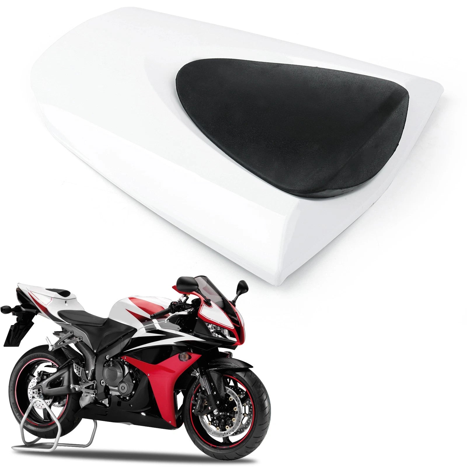 Rear Seat Cover Cowl for Honda CBR600RR (2007–2012) White
