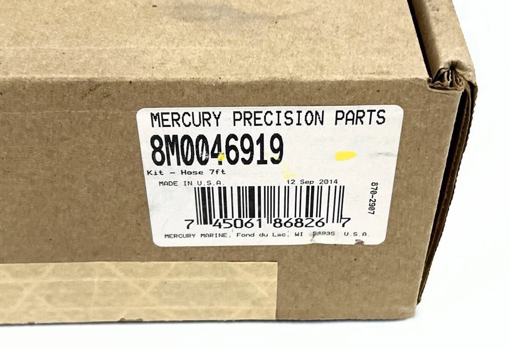 2X Hydraulic Steering Hoses for Mercury (8M0046919) 7 FT Kit